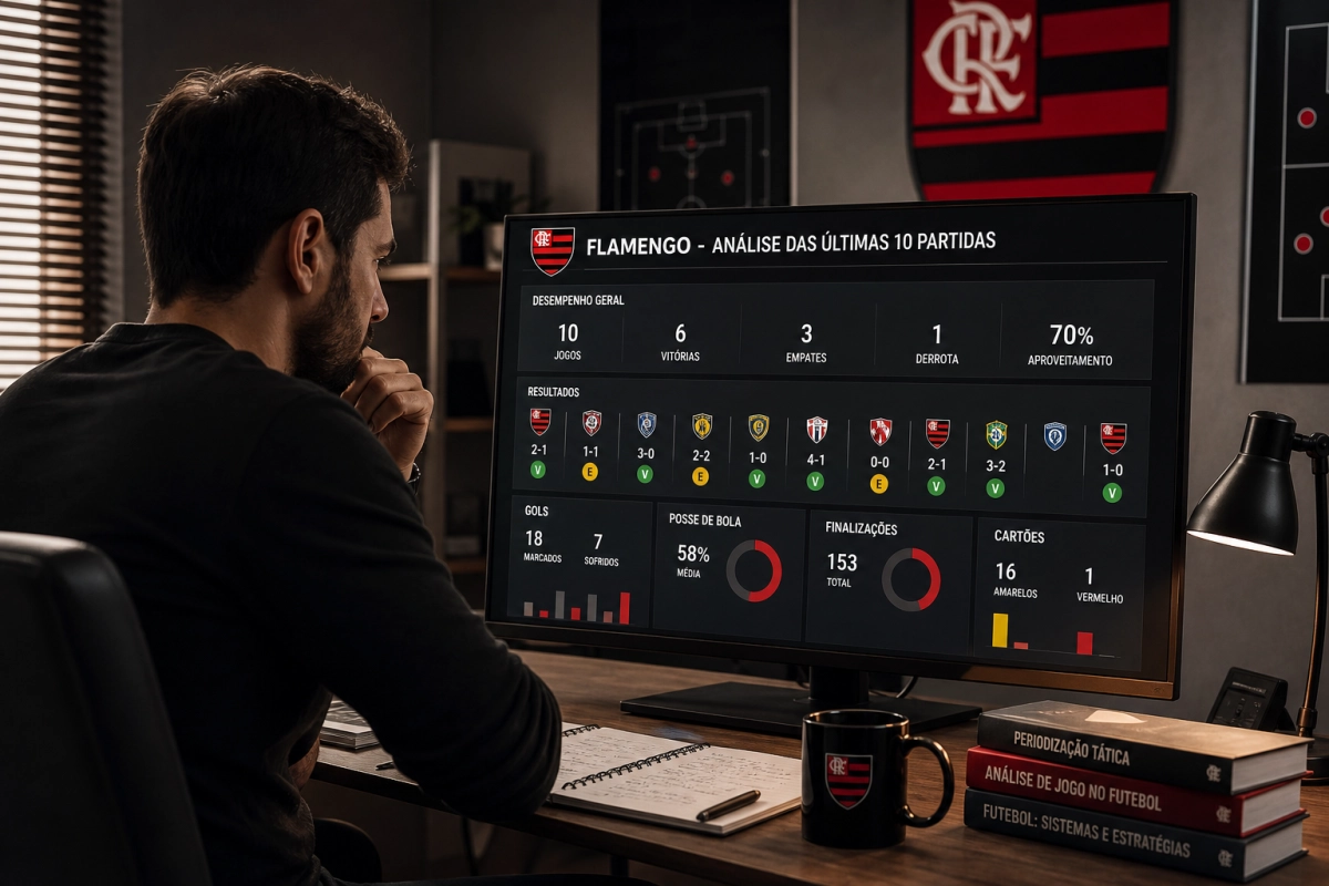 Avaliação detalhada dos resultados do Flamengo nas últimas 10 partidas
