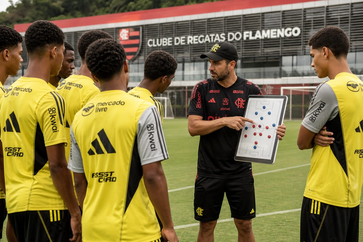 Como a base do Flamengo transforma promessas em profissionais: estruturas, critérios e caminhos até o time principal