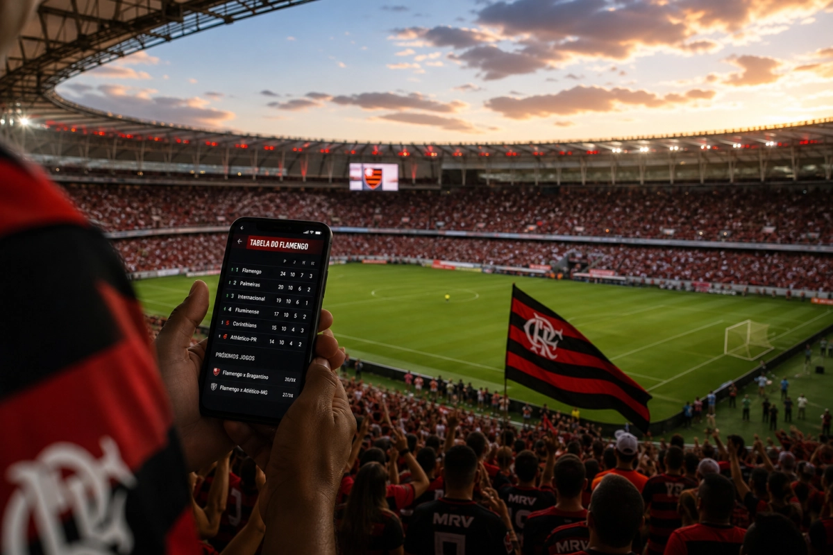 Guia completo da tabela do Flamengo: como ler formatos, critérios e impacto na temporada