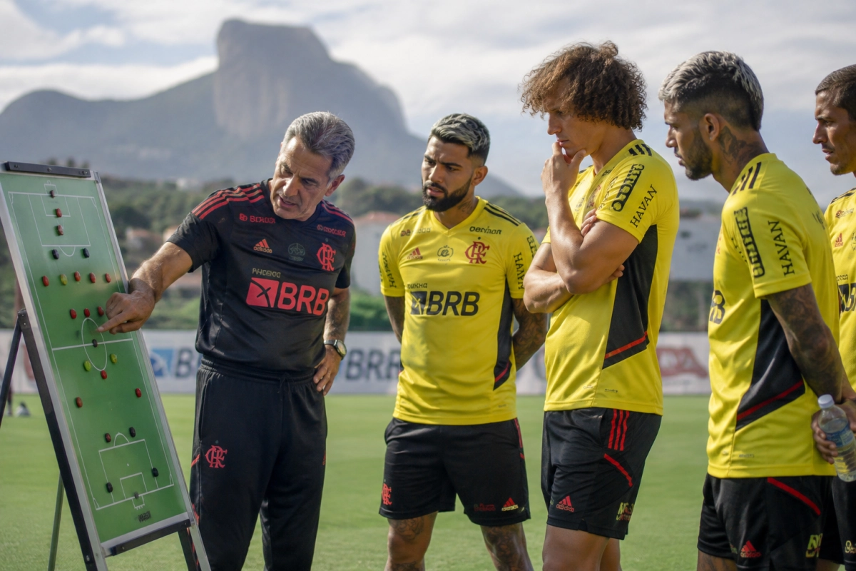 Como é definida a escalação do Flamengo: critérios táticos e físicos